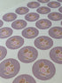 Purple Teddy Bear Stickers