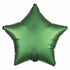 Satin Luxe Emerald Star Standard 19" Foil Balloon