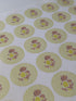 Yellow Teddy Bear stickers