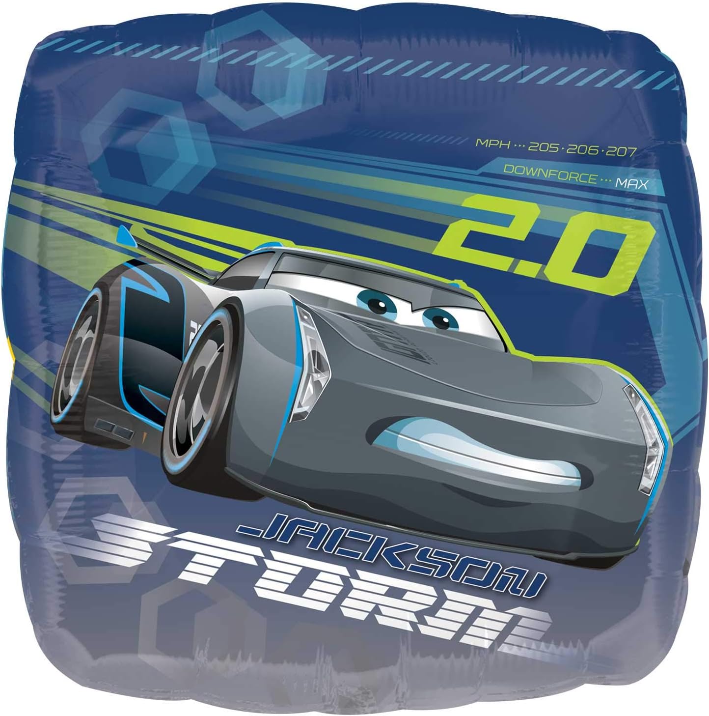17'' Cars 3 Cruz/Jackson Double Sided Foil Balloons