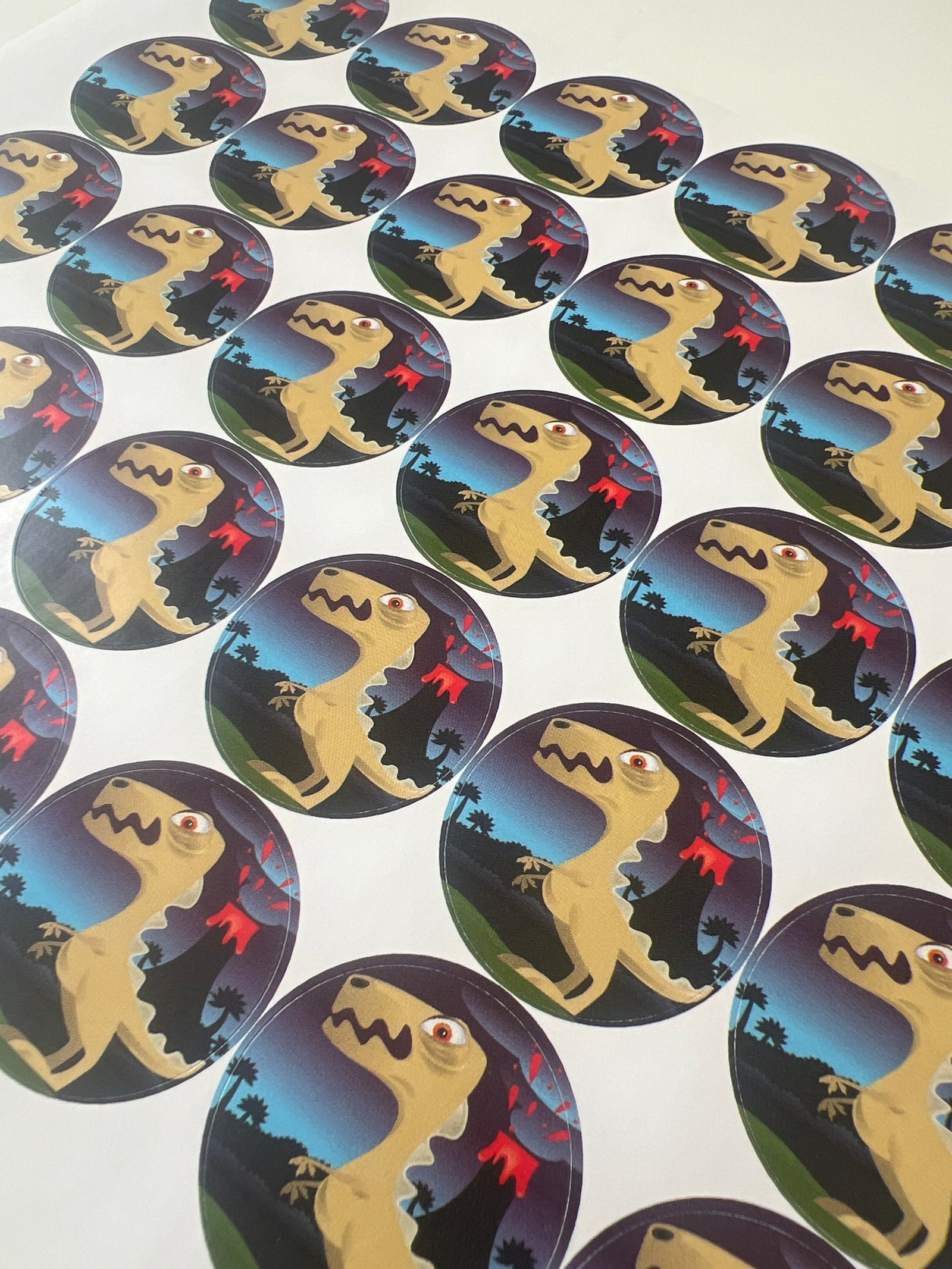 Dinosaur stickers