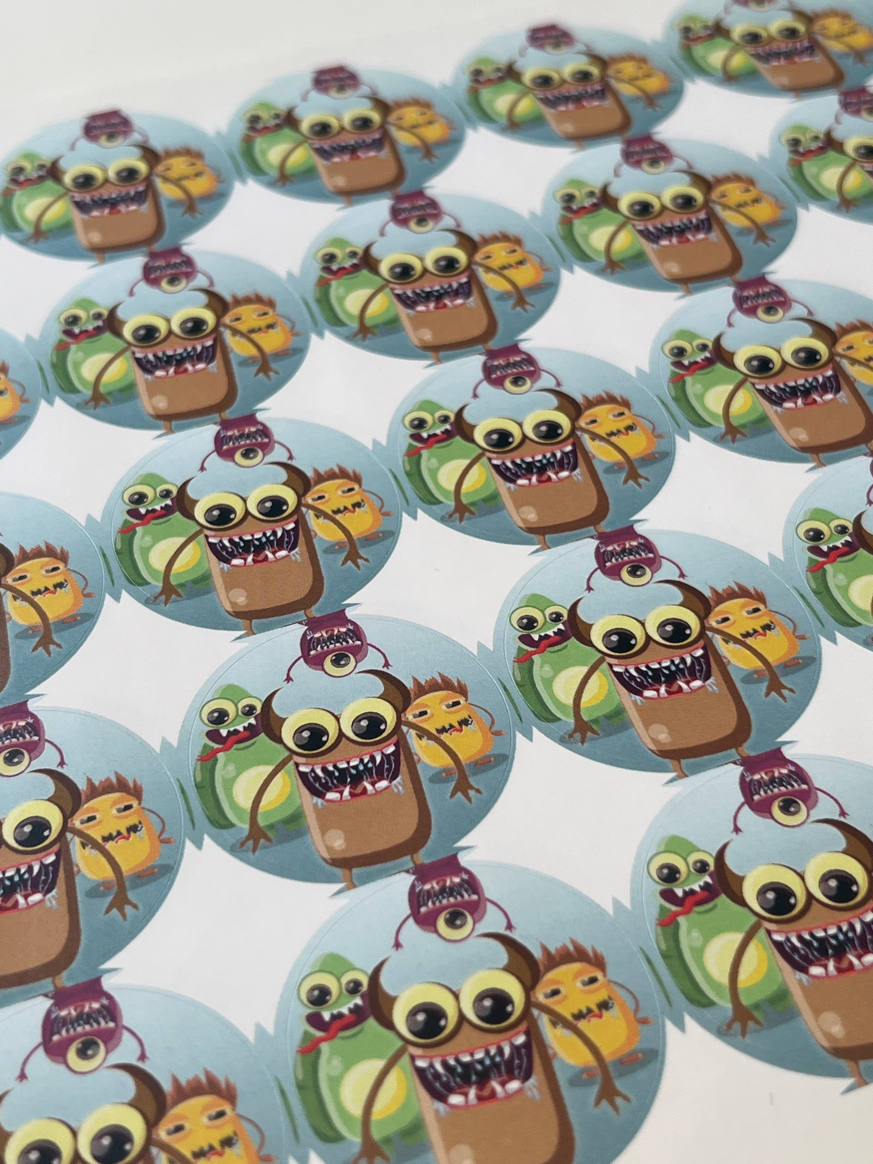 Monster stickers