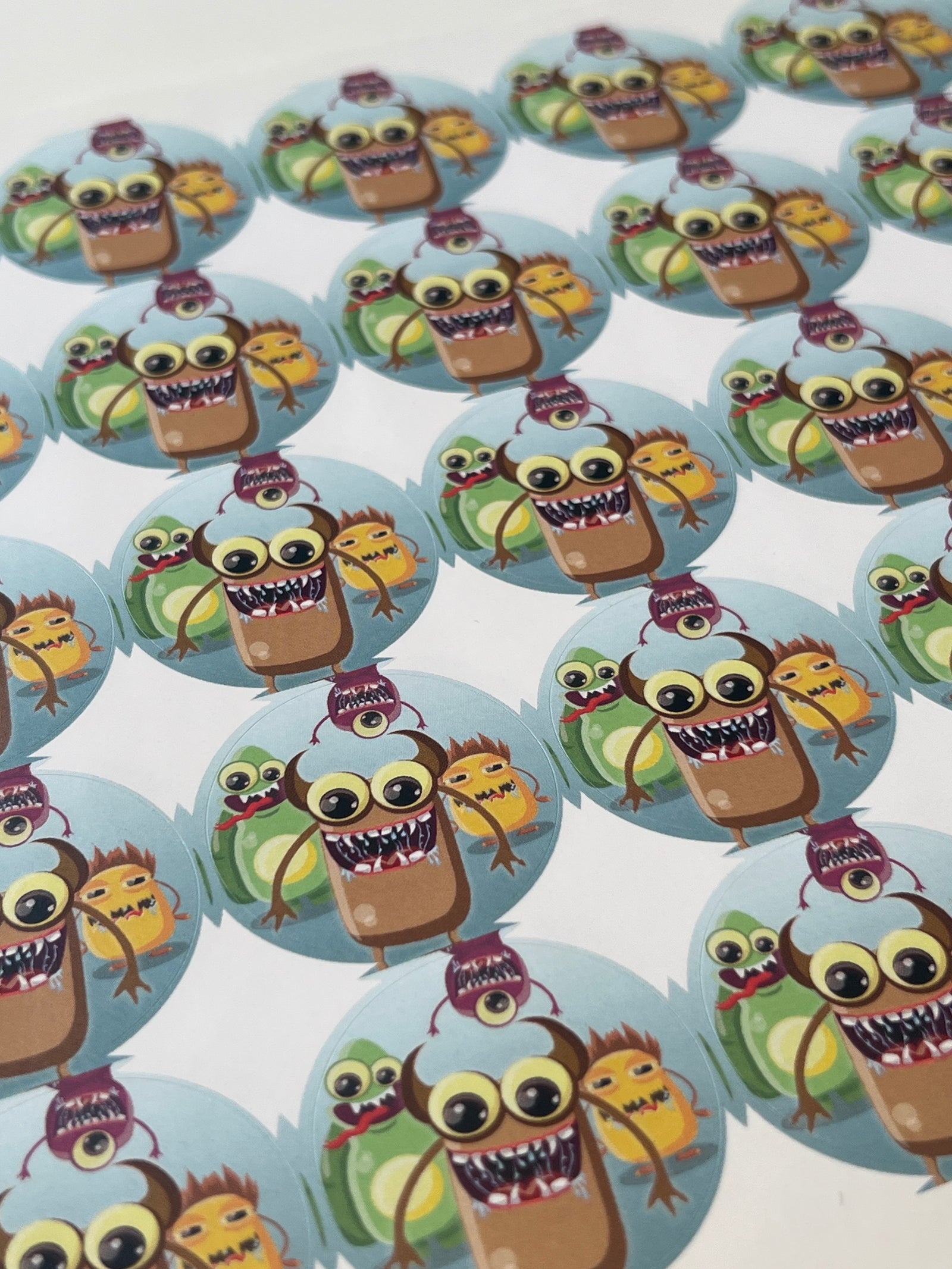 Monster stickers
