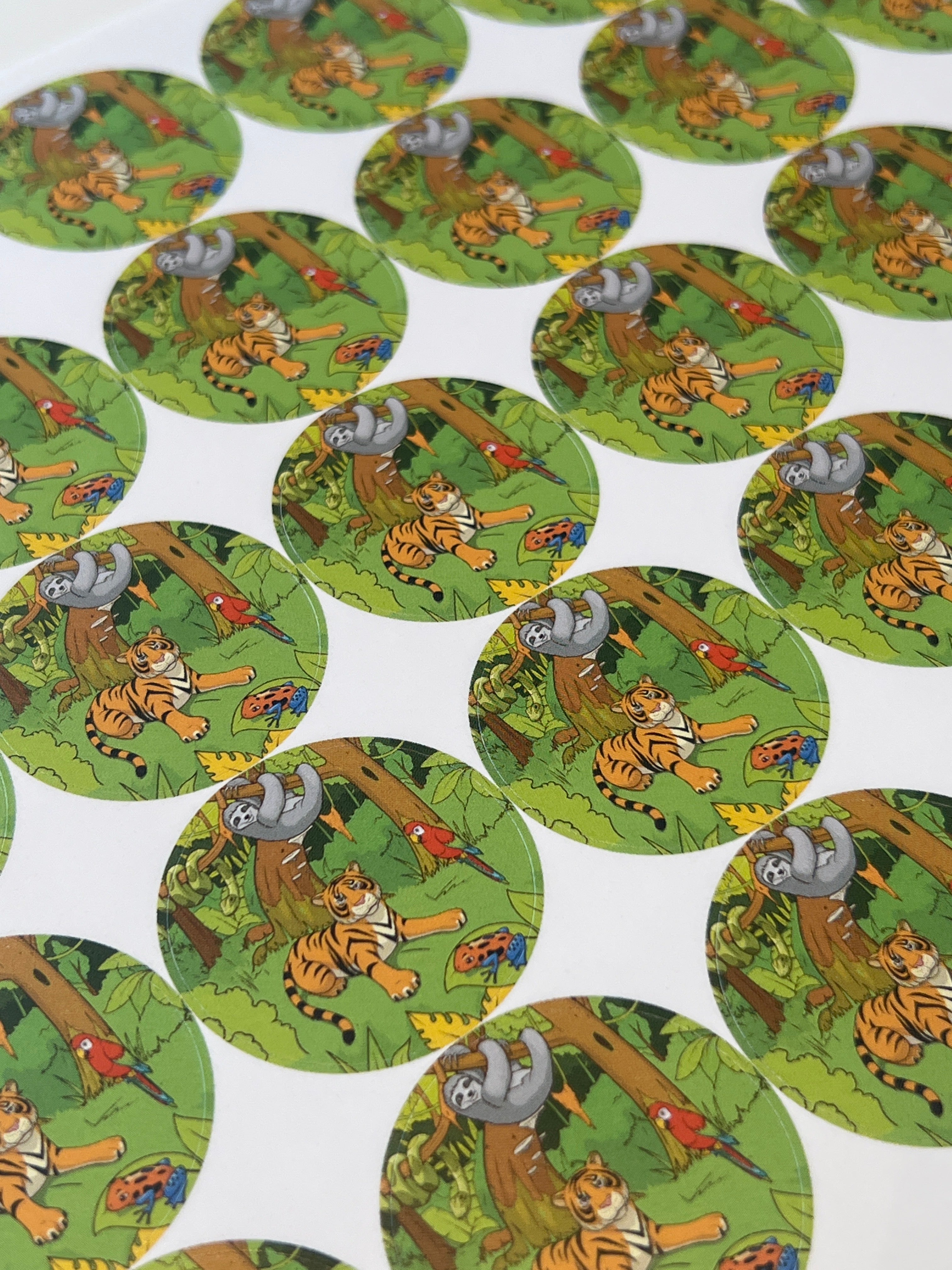 Jungle stickers