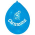 Blue Christening Latex Balloons 10pk