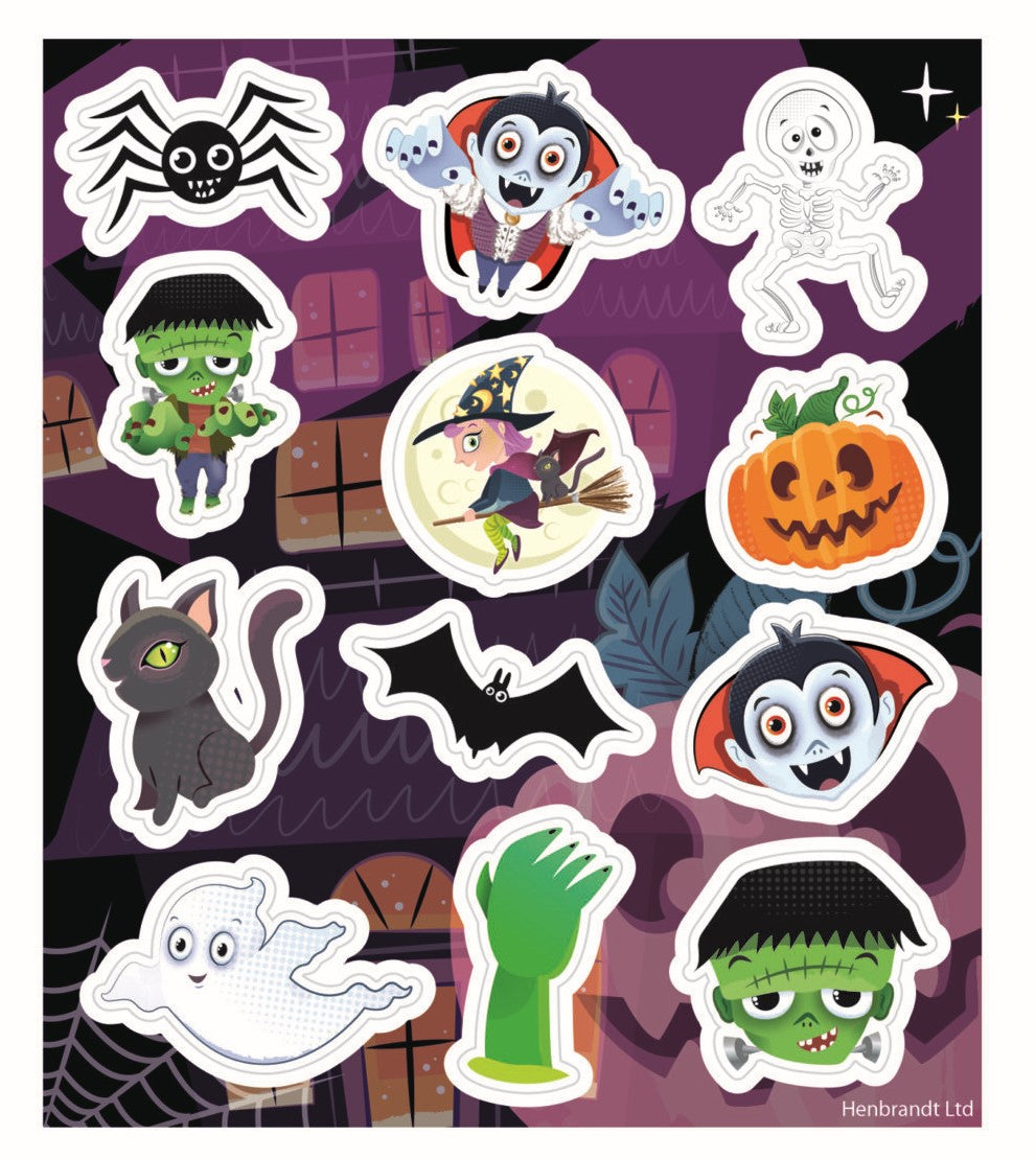 Halloween Sticker Sheets (10×11.5cm)