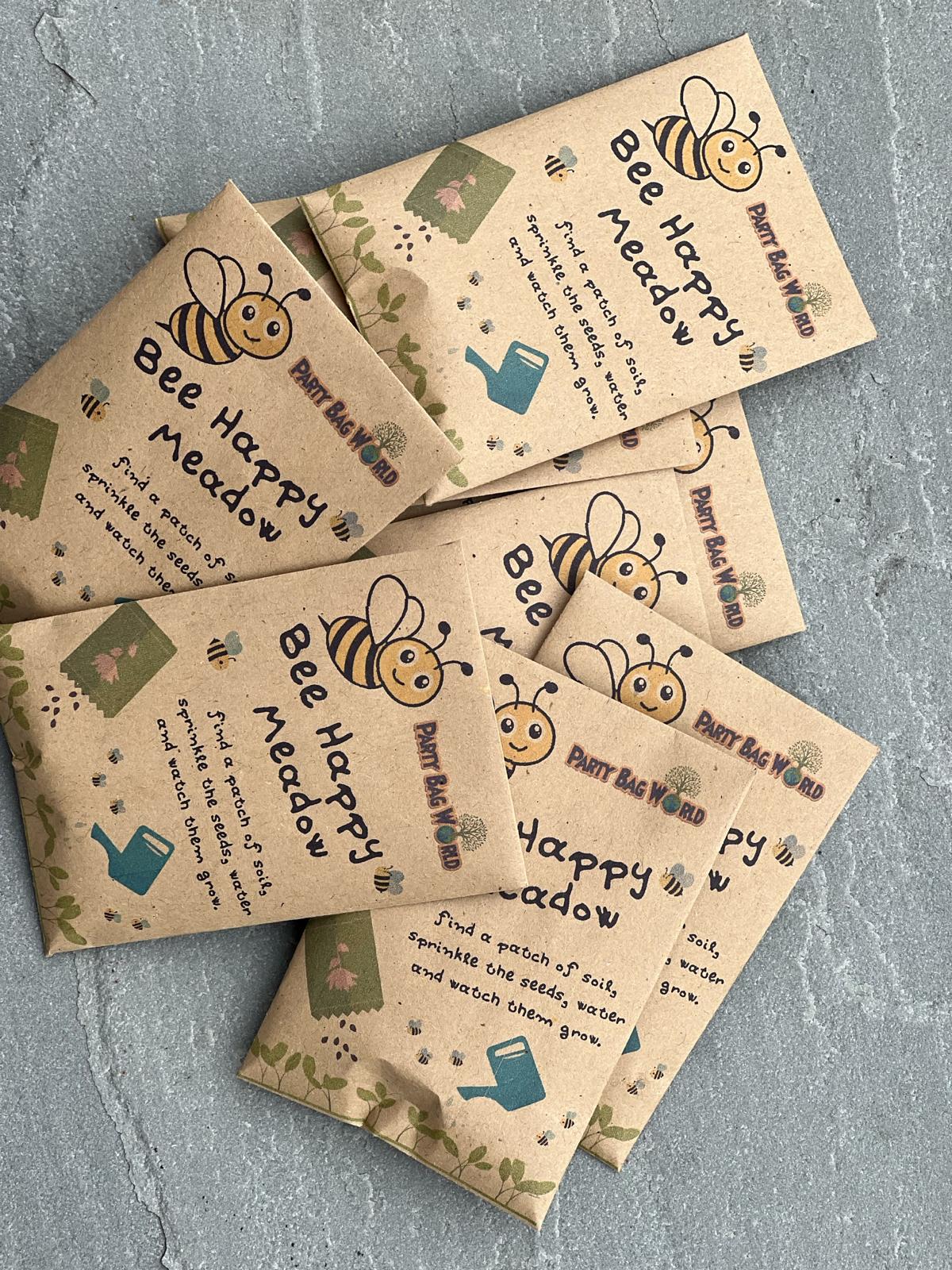 Wildlife Seeds, Party Bag Favors - Bee Happy