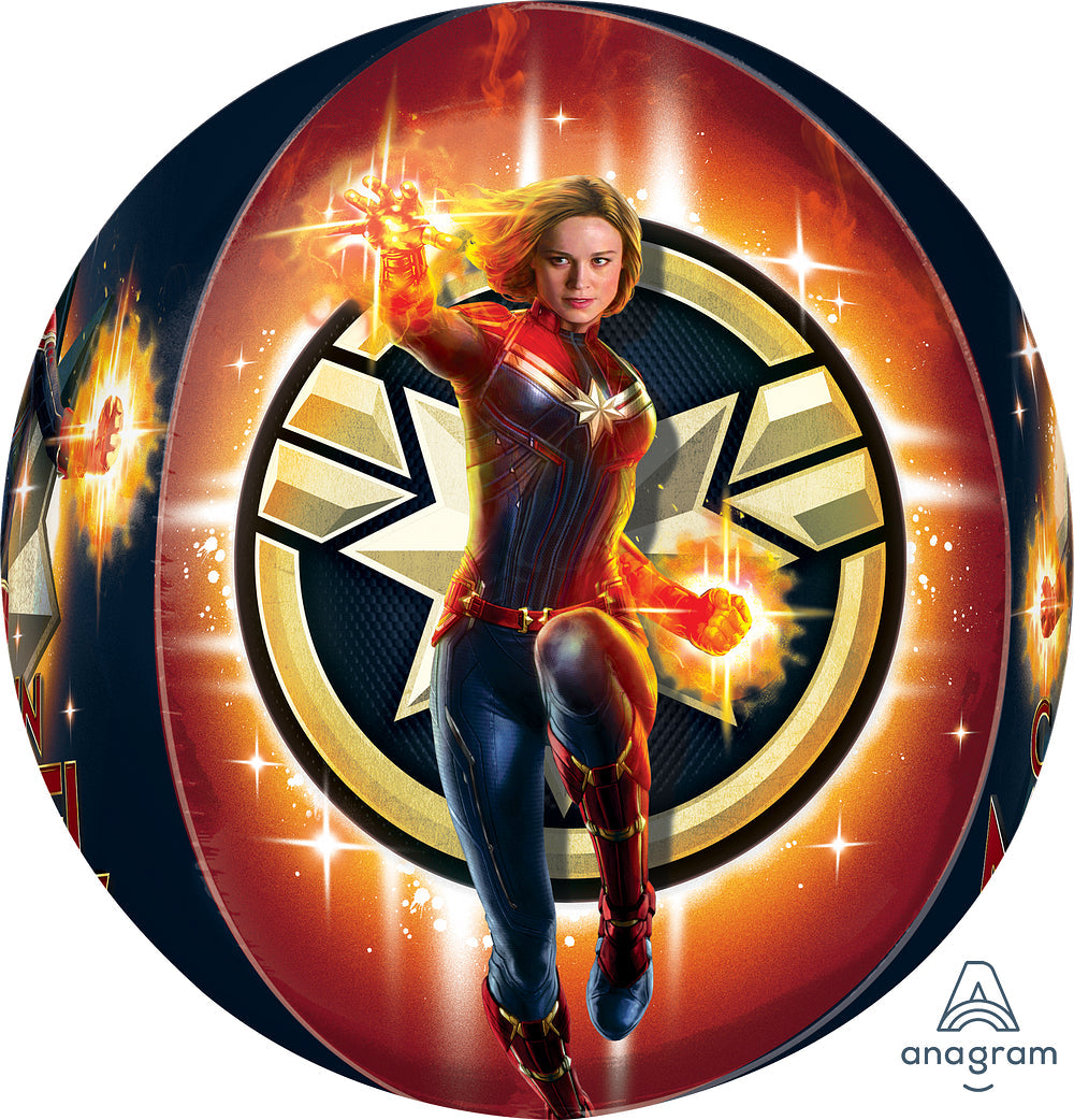 15'' CAPTAIN MARVEL FOIL ORBZ