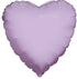 18'' PACKAGED HEART LAVENDER FOIL BALLOON