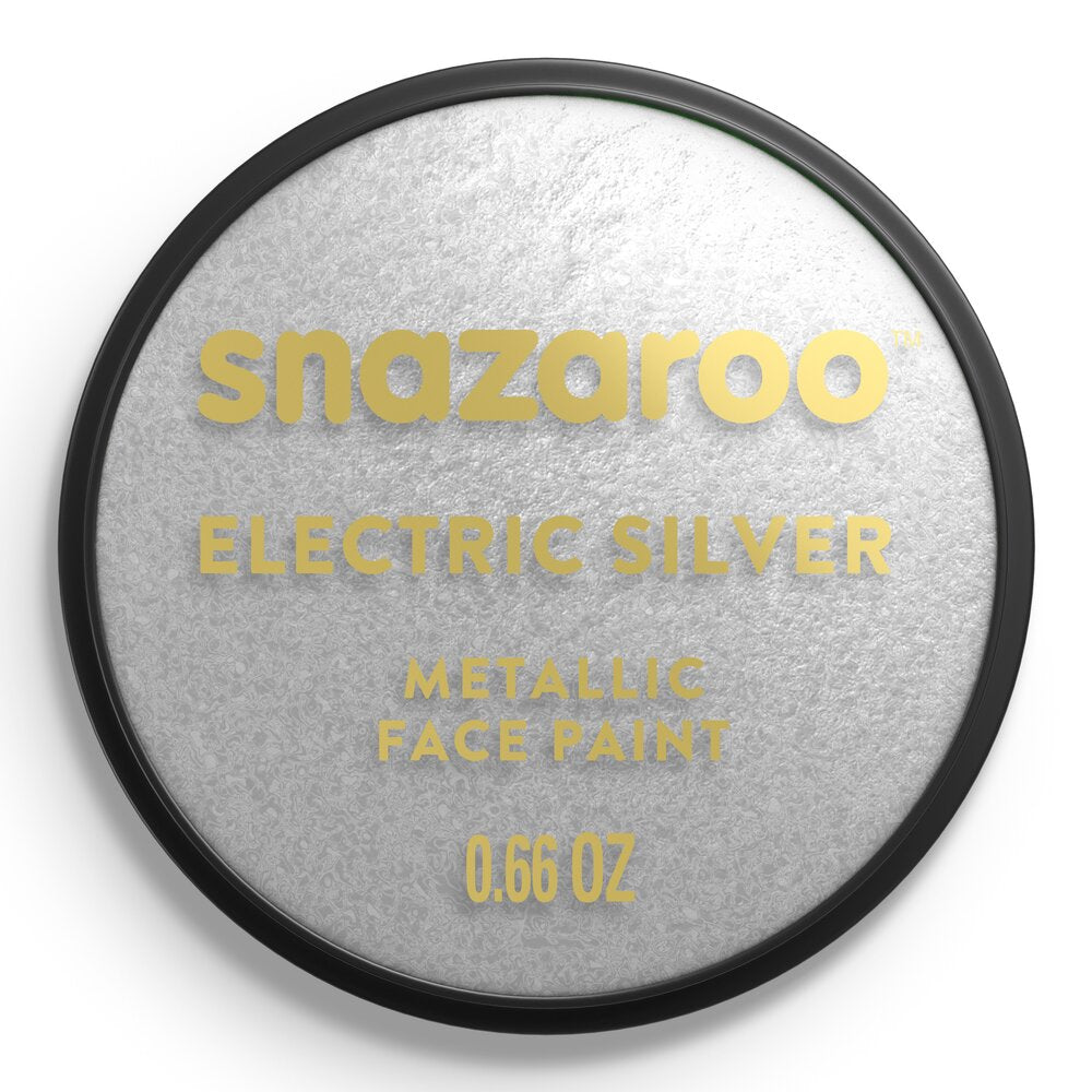 Snarazoo Classic Face Paint 18ml - Metallic Silver