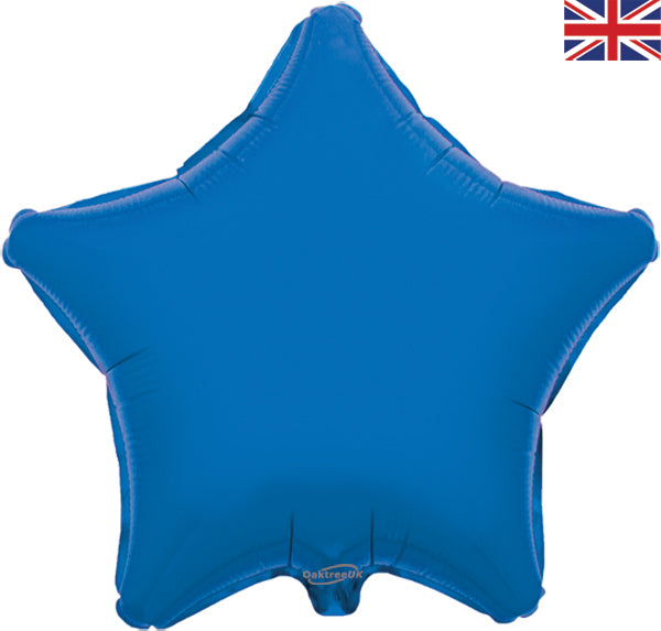 19'' PACKAGED STAR ROYAL BLUE FOIL BALLOON