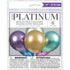 Assorted Solid Color Platinum 11'' Latex Balloons, 6pk