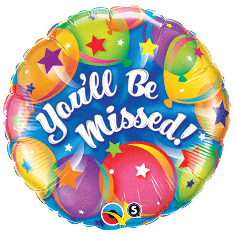 You Will Be Missed Balloons Qualatex