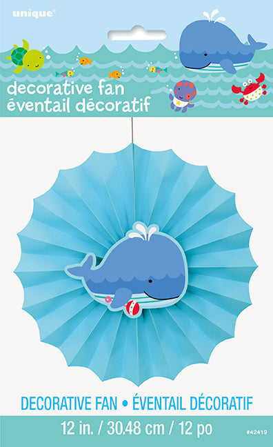 Sea Pals Paper Fan Decoration