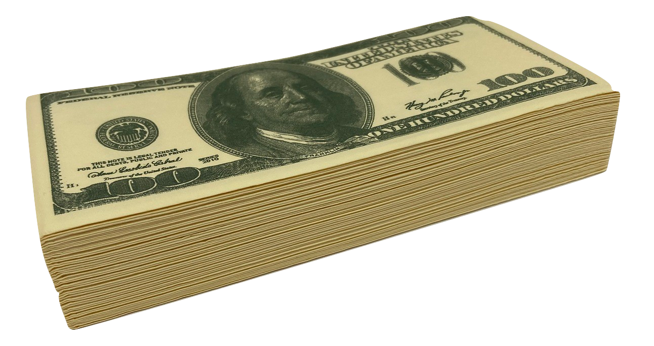 100 Dollar Bill Napkins