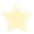 32'' STAR METALLIC PEARL IVORY PLAIN FOIL 3pk