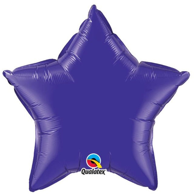 36'' STAR QUARTZ PURPLE PLAIN FOIL