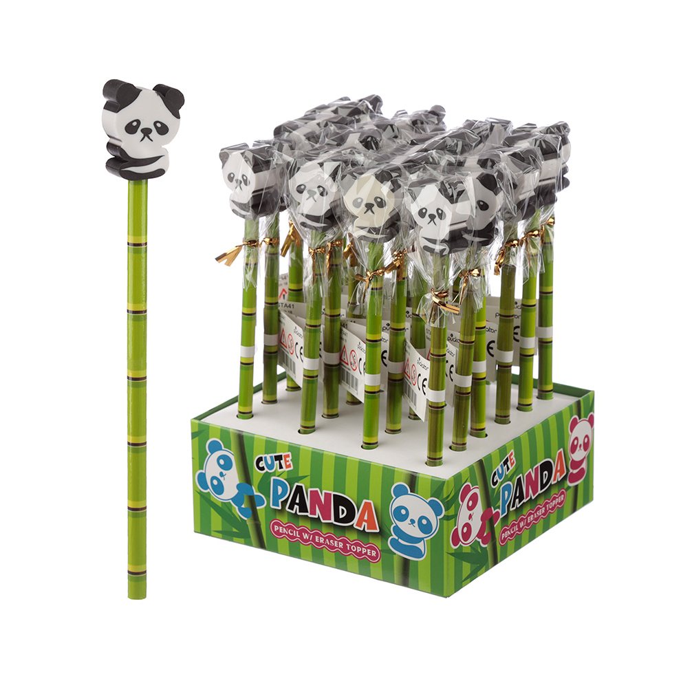 Novelty Kids Panda Design Pencil and Eraser