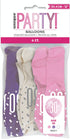 Pink Glitz 30th Birthday Latex Balloons 6pk