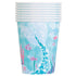Mermaid 9oz Paper Cups, 8pk
