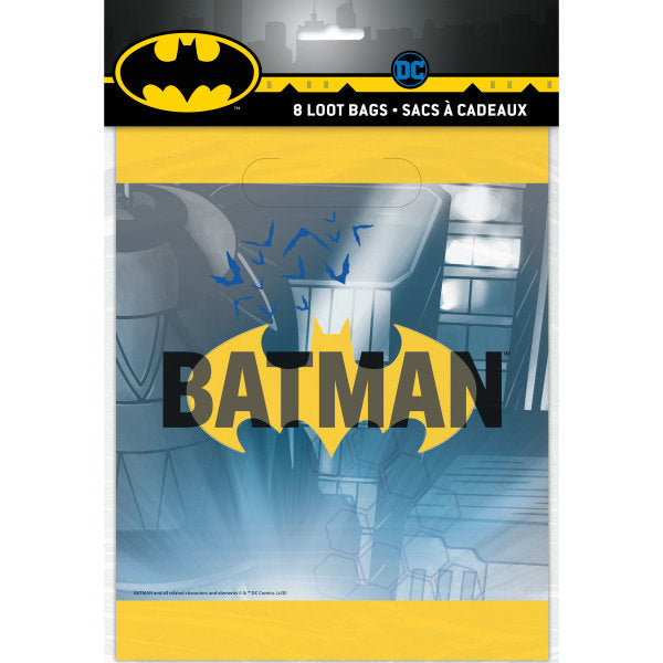 Batman Loot Bags, 8pk