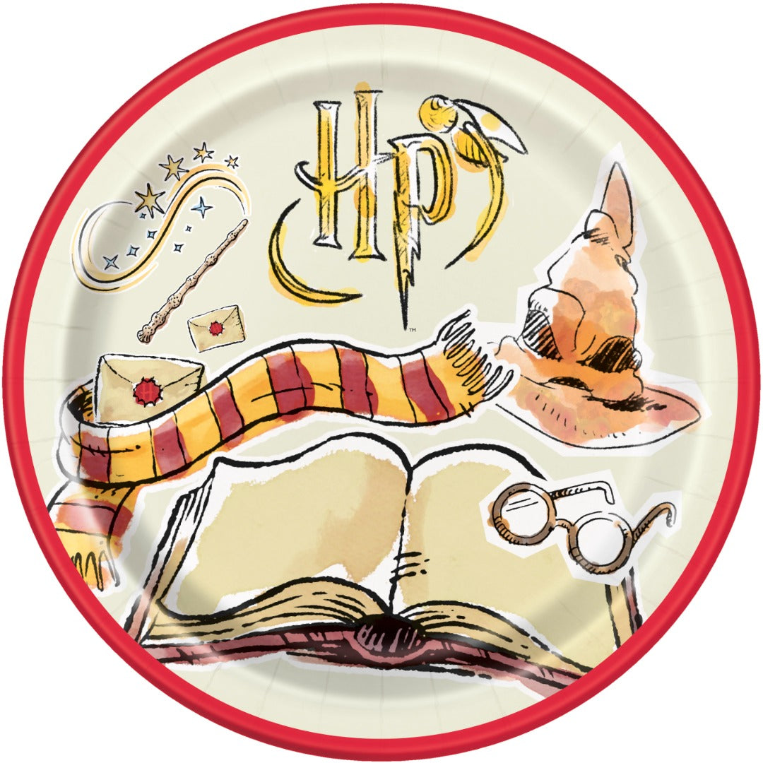 Harry Potter Round 9'' Dinner Plates, 8ct
