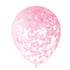 Soft Pink Heart Latex Balloons