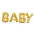 GOLD BABY AIR FILL BALLOON 66CM X 22CM