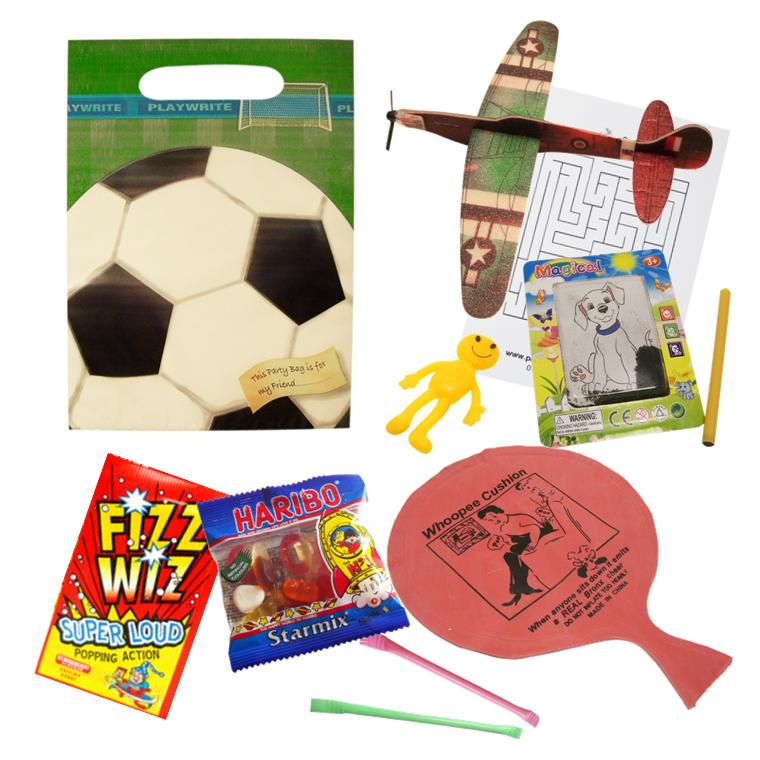 Boys Football Pre-filled Party Bags