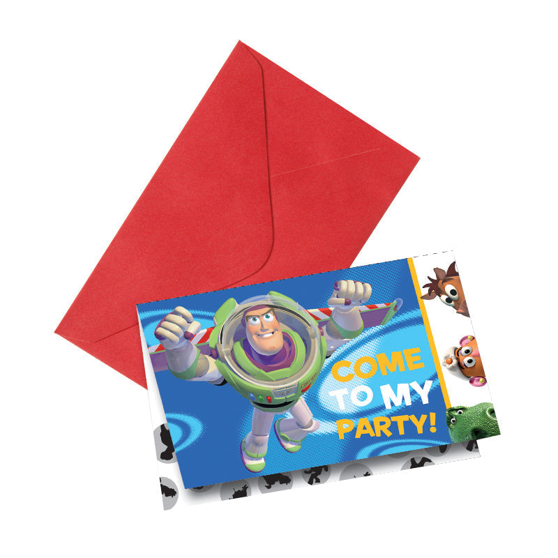 INVITE TOY STORY 3 6PK
