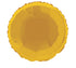 Solid Round Foil Balloon 18'',  - Gold