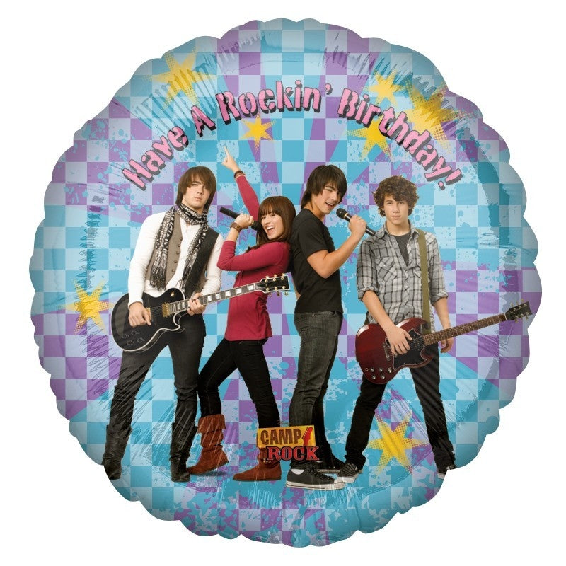 18'' FOIL CAMP ROCK ROCKIN BIRTHDAY