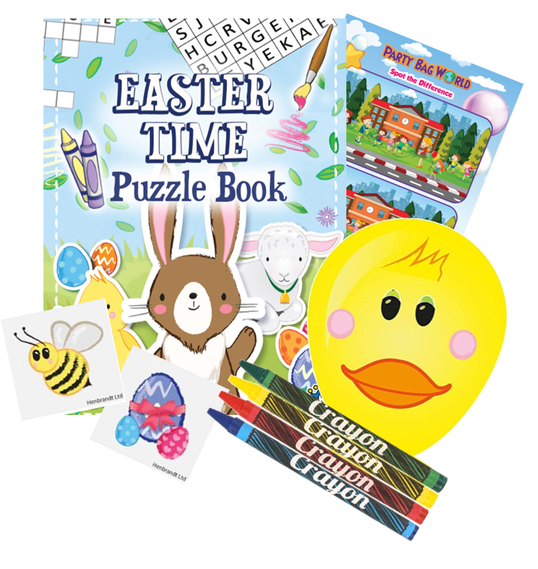 2 x Easter Activity Packs with Balloon Heads