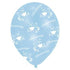11'' CHRISTENING BLUE LATEX BALLOONS 6PK