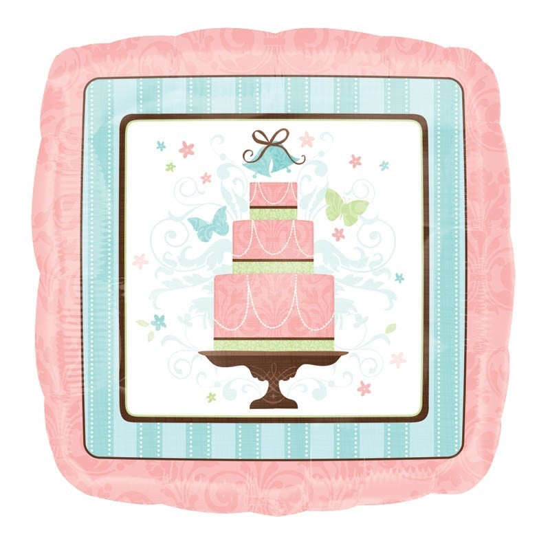 18'' FOIL BLUSHING BRIDE