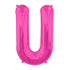 16'' Foil Letter U - Magenta Packaged Air Fill