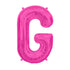 16'' Foil Letter G - Magenta Packaged Air Fill