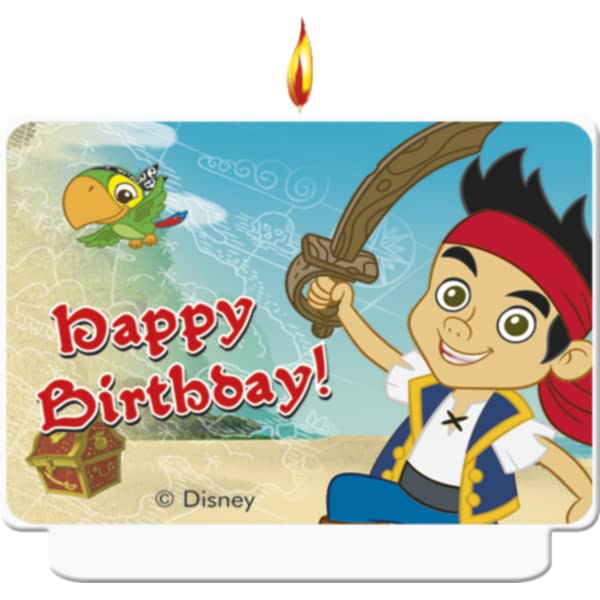 Jake and the Neverland Pirates Birthday Candle