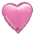 18'' HEART LAVENDER PLAIN FOIL (Flat)
