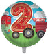 Farm / Tractors 2nd Birthday 18 Inch Foil Balloon