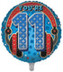 Blue / Headphones 11Th Birthday 18 Inch Foil Balloon