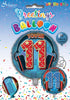 Blue / Headphones 11Th Birthday 18 Inch Foil Balloon