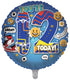 Blue / Skateboard 12Th Birthday 18 Inch Foil Balloon