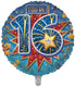Blue 16th Birthday Balloon