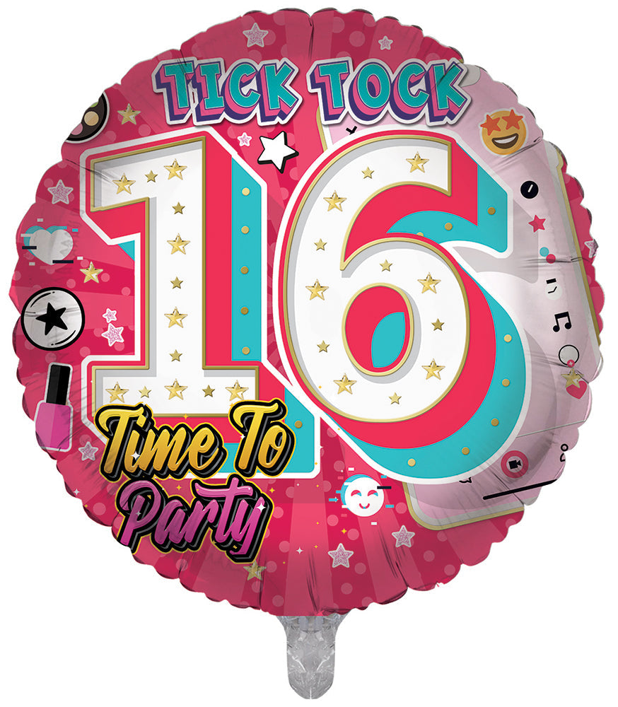 Pink 16th Birthday Balloon