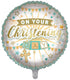 On Your Christening Day 18 Inch Foil Balloon