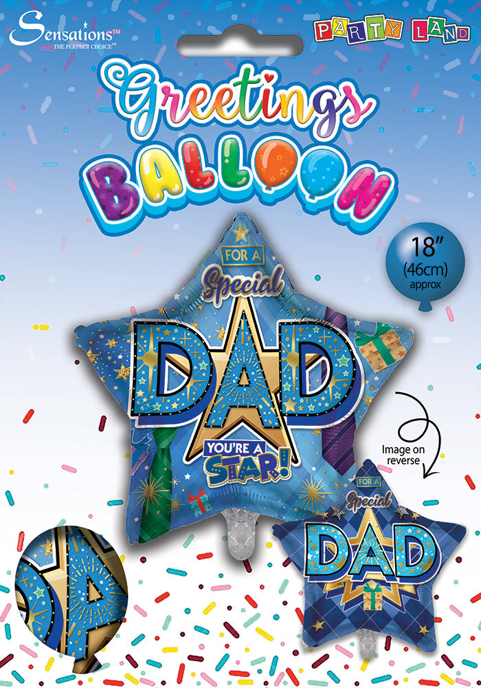 Special Dad, You'Re A Star 18 Inch Star Balloon