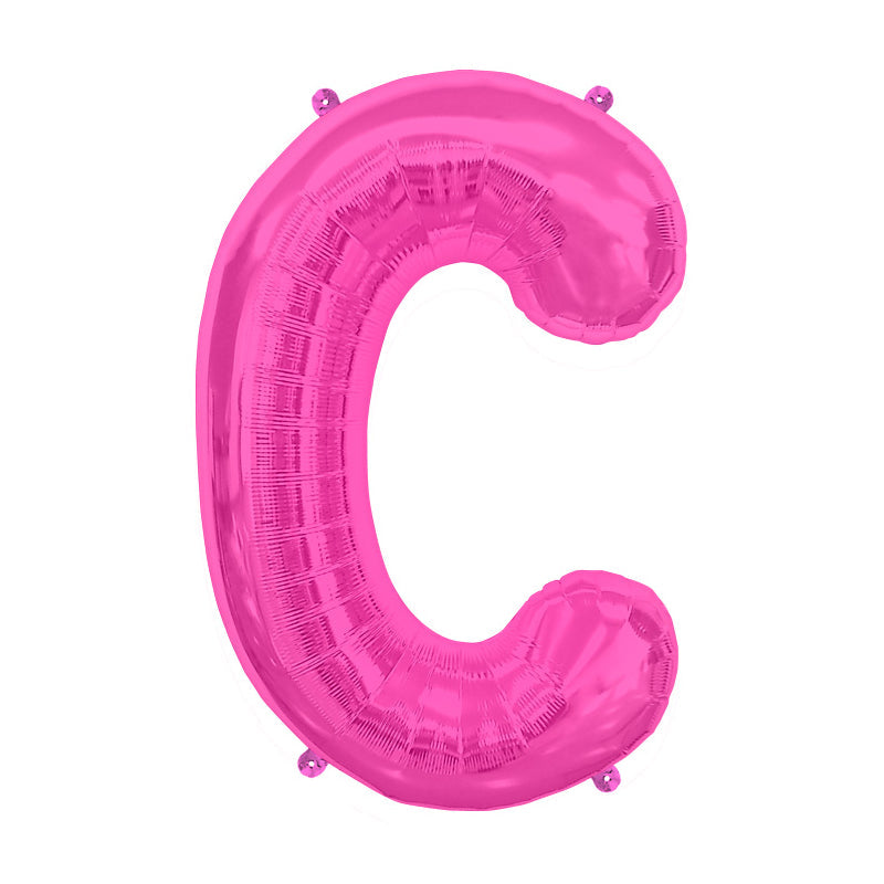 16'' Foil Letter C - Magenta Packaged Air Fill