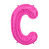 16'' Foil Letter C - Magenta Packaged Air Fill