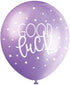 Pearlised Latex Assorted Good Luck Balloons, Pack of 5